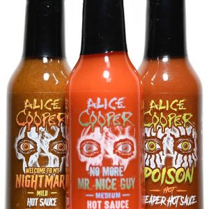Alice Cooper Hot Sauce 3 Pack, 3/5oz.