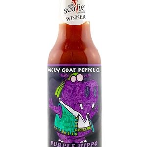Angry Goat Pepper Co. Purple Hippo Hot Sauce, 5oz.