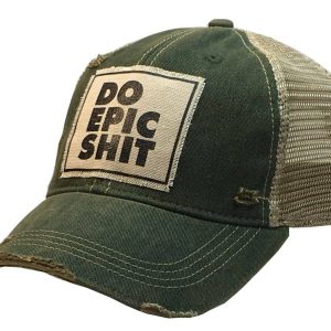 Vintage Life – Do Epic Shit Distressed Trucker Hat Baseball Cap