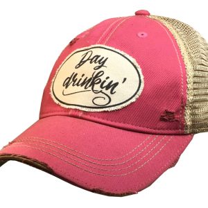 Vintage Life – Day Drinkin’ Distressed Trucker Hat Baseball Cap