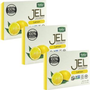 Bakol Vegan Lemon Flavor Jello, 3 oz (Pack of 3)