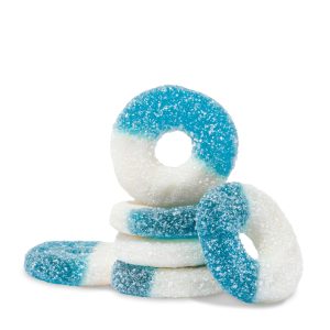 Albanese Gummi Rings – Blue Raspberry