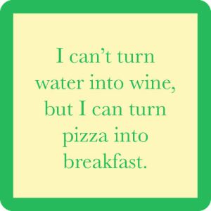 Drinks on Me coasters – Water Into Wine