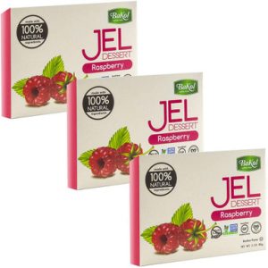 Bakol Vegan Raspberry Flavor Jello, 3 oz (Pack of 3)