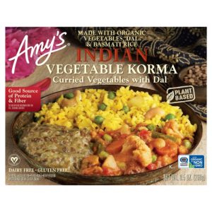 Amy’s – Plant-Based Indian Vegetable Korma, 9.5oz