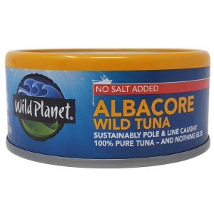 Wild Planet No Salt Added Albacore Tuna – 5oz.