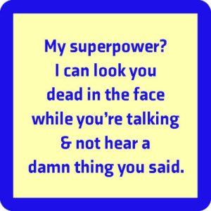 Drinks on Me coasters – Superpower