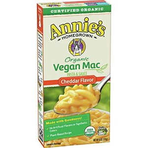 Annie’s Homegrown – Organic Vegan Mac Cheddar Flavor, 6oz