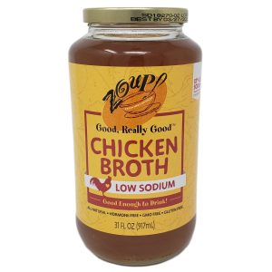 Zoup! Low Sodium Chicken Broth – 31oz.