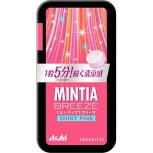 Asahi, Mintia Breeze, Tiny Sugar Free Tablet Candy, Shiny Pink Flavor 30 pcs in 1 pack
