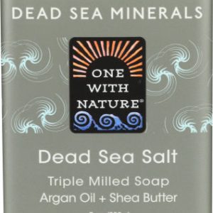 ONE WITH NATURE SOAP BAR DEAD SEA SALT 7 OZ – Pack of 1