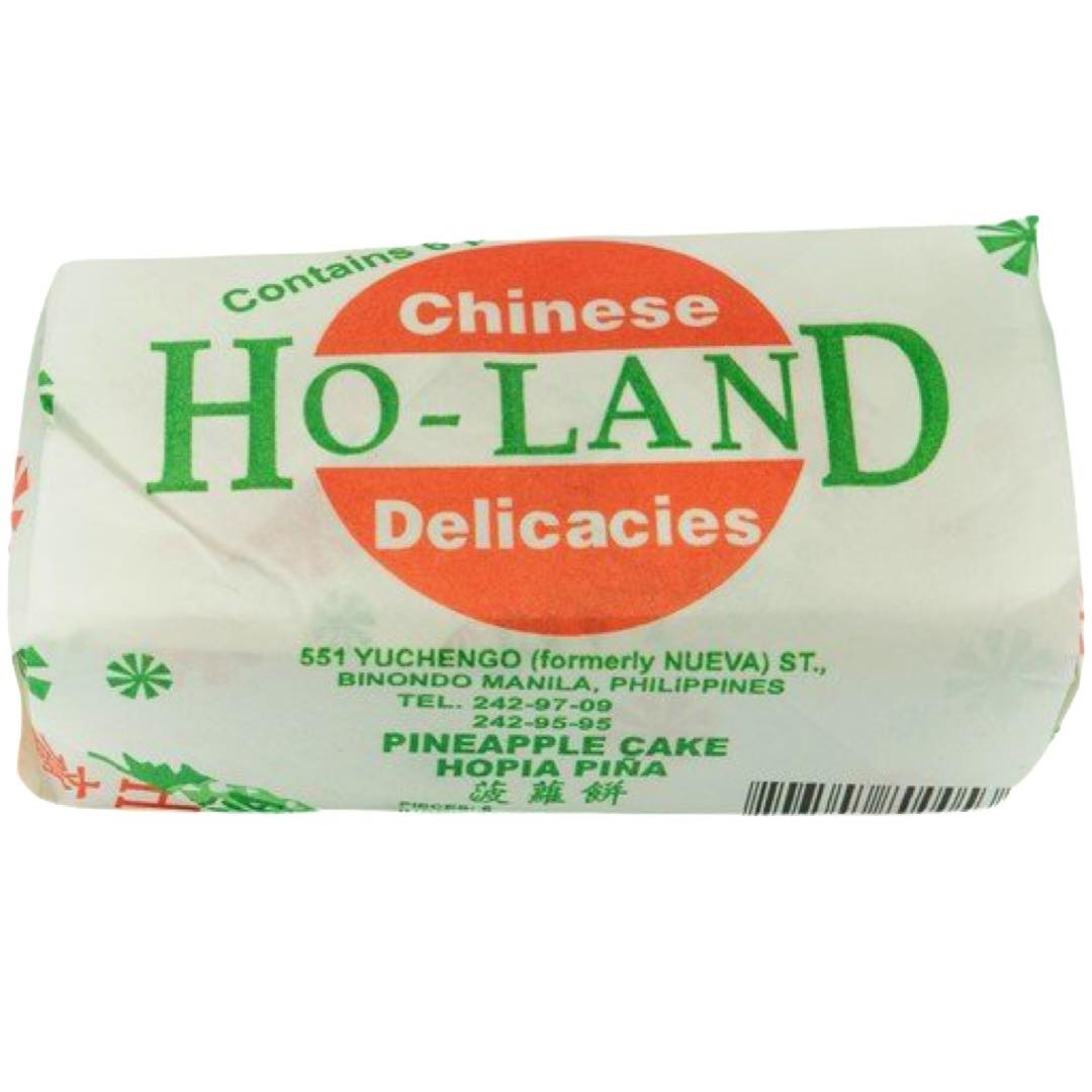 Ho-Land – Hopia and Bakery – Chinese Delicacies – Pineapple Cake – Hopia Pina (FROZEN) – 5 Pieces – 8 OZ