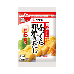 Yamaki, Dashi for Egg Roll, “Fukkura Tamagoyaki Dashi”, Japan 15ml x 3 in 1 bag