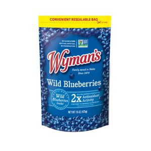 Wymans – Fruit Wild Blueberries, 15oz | Pack of 12