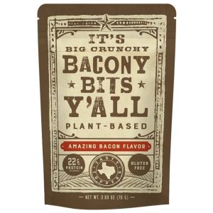 All Y’alls Foods – Big Crunchy Bacony Bits Y’all Vegan Bacon, 2.69oz
