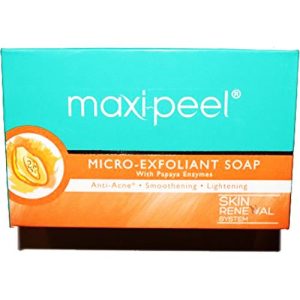 Maxi-Peel – Micro-Exfoliant Soap with Papaya Enzymes – Anti Acne – Smoothening – Skin Renewal System – 125G