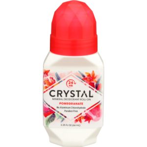 Crystal – Body Deodorant Roll On Pomegranate, 2.25 Oz (Pack Of 1)