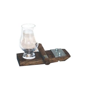 Barrel-Art – Coaster with Cigar Holder