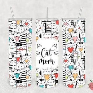 “Cat Mom” Tumbler