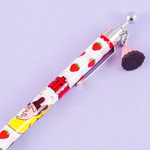 Apollo Strawberry Chocolate Mechanical Pencil With Charm