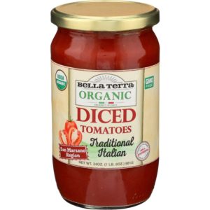 Bella Terra – Diced Italian Plum Tomatoes, 24 oz