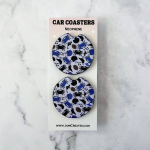 Jami Creates – Baltimore Ravens Football Car Coasters