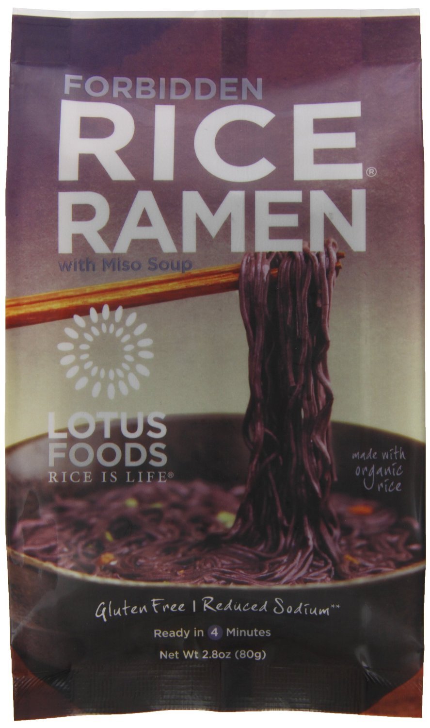 Lotus Foods Ramen Organic Forbidden Rice with Miso Soup 2.8 Oz | Pack of 10 – Buy Now
