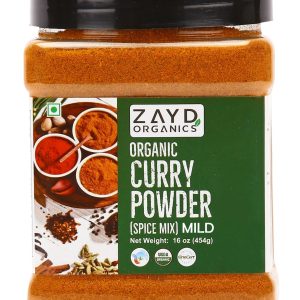 Zayd Organic Curry Powder Mild 16oz, USDA Organic Certified