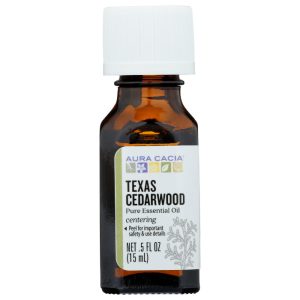 Aura Cacia – Essential Oil Cedarwood, 0.5 oz (Pack of 1)