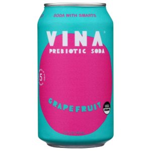 Vina – Prebiotic Soda, 12oz | Multiple Flavors | Pack of 12