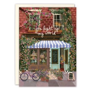 Biely & Shoaf – You Light Up My World Anniversary Card