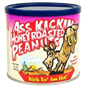 Ass Kickin’ Honey Roasted Peanuts w/ Habanero Pepper