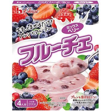 Very Rich & Delicious, “Furuche”, Milk & Fruits Jelly Mix, Mixed Berry flavor, 200g