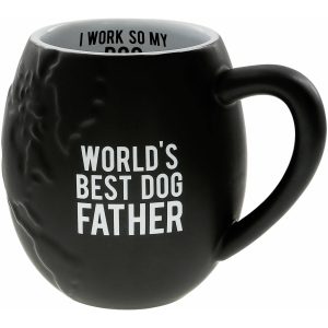 Pavilion – World’s Best Dog Father – 20 oz Embossed Mug