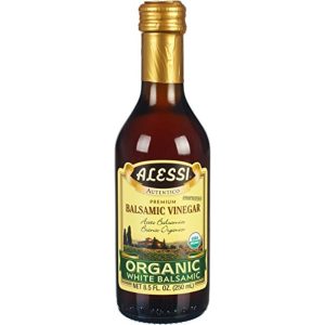 Alessi – Organic White Balsamic Vinegar, 8.5 oz | Pack of 6