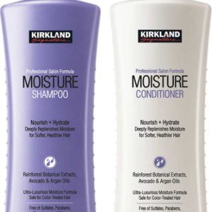 Kirkland Signature Moisture Shampoo, Conditioner, 33.8 Fl oz (2 Count)