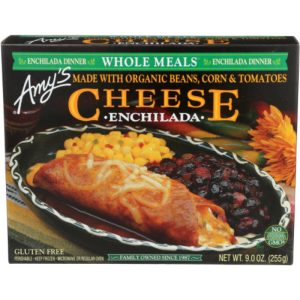 Amy’s – Meal Enchilada Cheese GF, 9 oz | Pack of 12