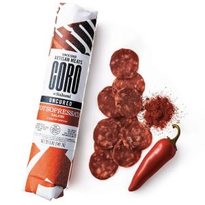 Uncured Hot Sopressata Salami Piccolo – 6 x 5 oz