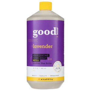 Alaffia – Lavender Good Hand Soap Refill, 32 FO – Pack of 1