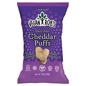 Vegan Rob’s Dairy-Free Cheddar Puffs | Tasty & Crunchy Snack