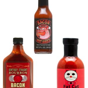 Bacon Lover Hot Sauces Gift Set, 1/5oz, 2/12oz.
