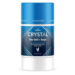 Crystal – Enriched Deodorant Sea Salt + Sage, 2.5 Oz