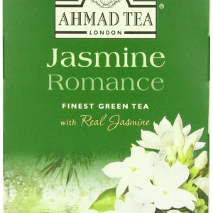 Ahmad Tea Jasmine Romance Green Tea, 20-Count