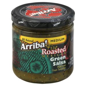 Arriba! – Salsa Green Medium, 16 Oz – Pack of 6