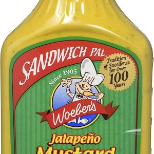Woeber Mustard Sandwich Pal Jalapeno 16 Oz – Pack Of 6