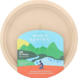 World Centric Plate Compost 10In 20 Pc – (Pack of 12)