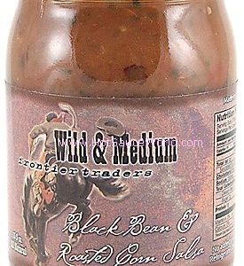 Wild and Medium Black Bean and Roasted Corn Salsa, 12oz.