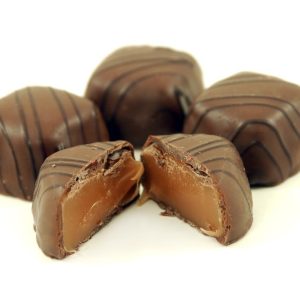 Asher’s Milk Chocolate Covered Caramels with Dark String
