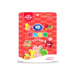 Amos Yogurt-Flavored Building Block Gummy Candy 72g