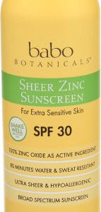 Babobotani – Sunscreen SPF 30 Zinc, 6 oz